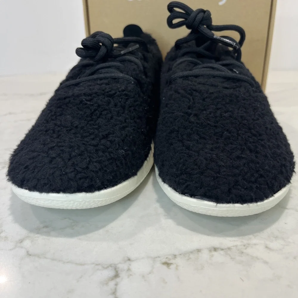 Allbirds NEW Mens 11 Wool Runner‎ Fluff Natural Black Sneakers Shoes Travel